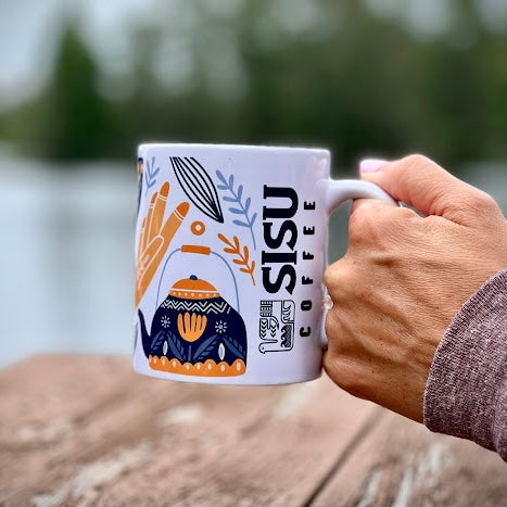 Sisu Finnish Folk Art Mug