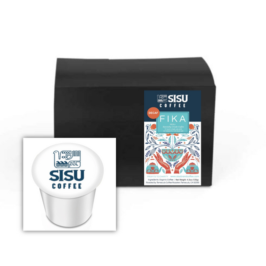 K-Cups | DECAF | FIKA | (Swiss Water® Process) | Caramel & Chocolate