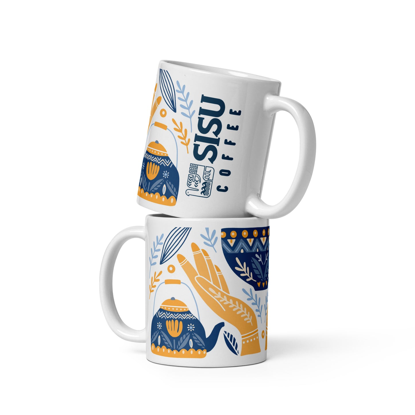 Sisu Finnish Folk Art Mug