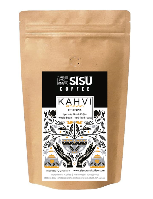 KAHVI of the Month | ETHIOPIA | MED-LIGHT | Floral, Brown Spice, Mild Raspberry