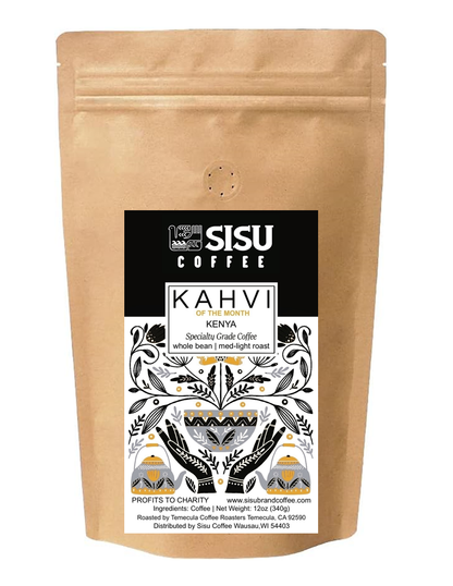 KAHVI of the Month | KENYA | MED-LIGHT | Dark Chocolate, Grapefruit & Raisin